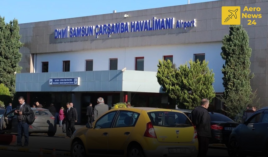 Lotnisko Samsun-Çarşamba obsłużyło 718 000 pasażerów w ciągu 6 miesięcy