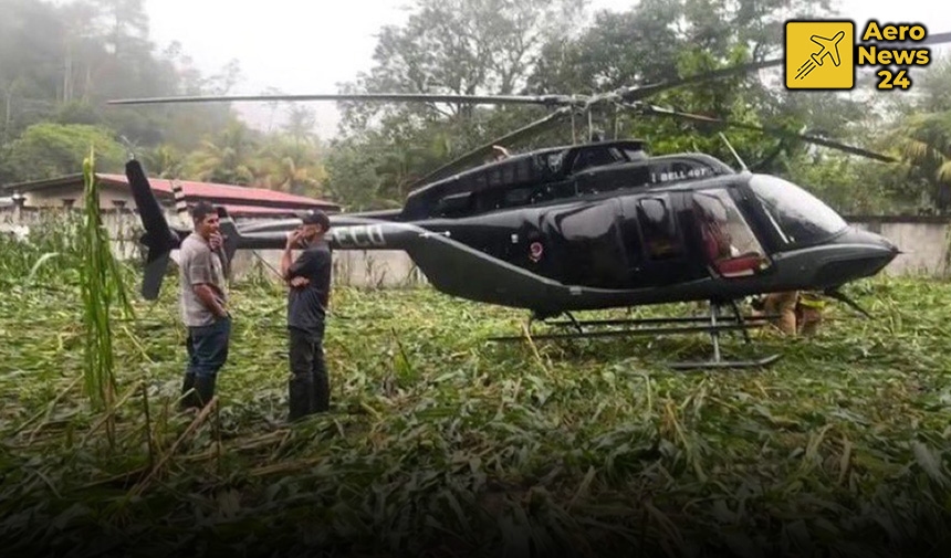 Honduras Devlet Başkanı'nı Taşıyan Helikopter Acil İniş Yaptı