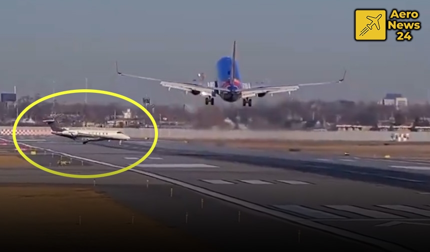 Passenger plane and private jet narrowly escaped collision!