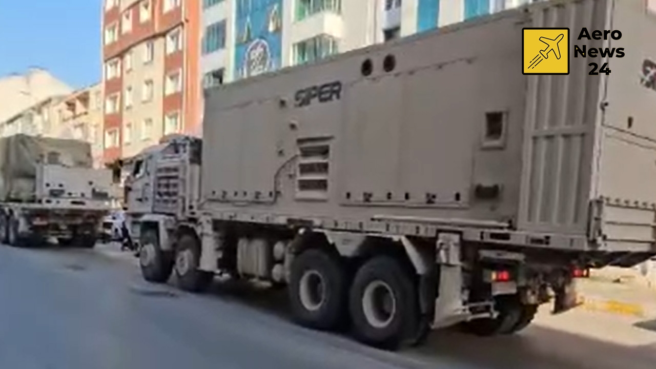 Long-Range Air Defense System SİPER in Sinop for Test Firings