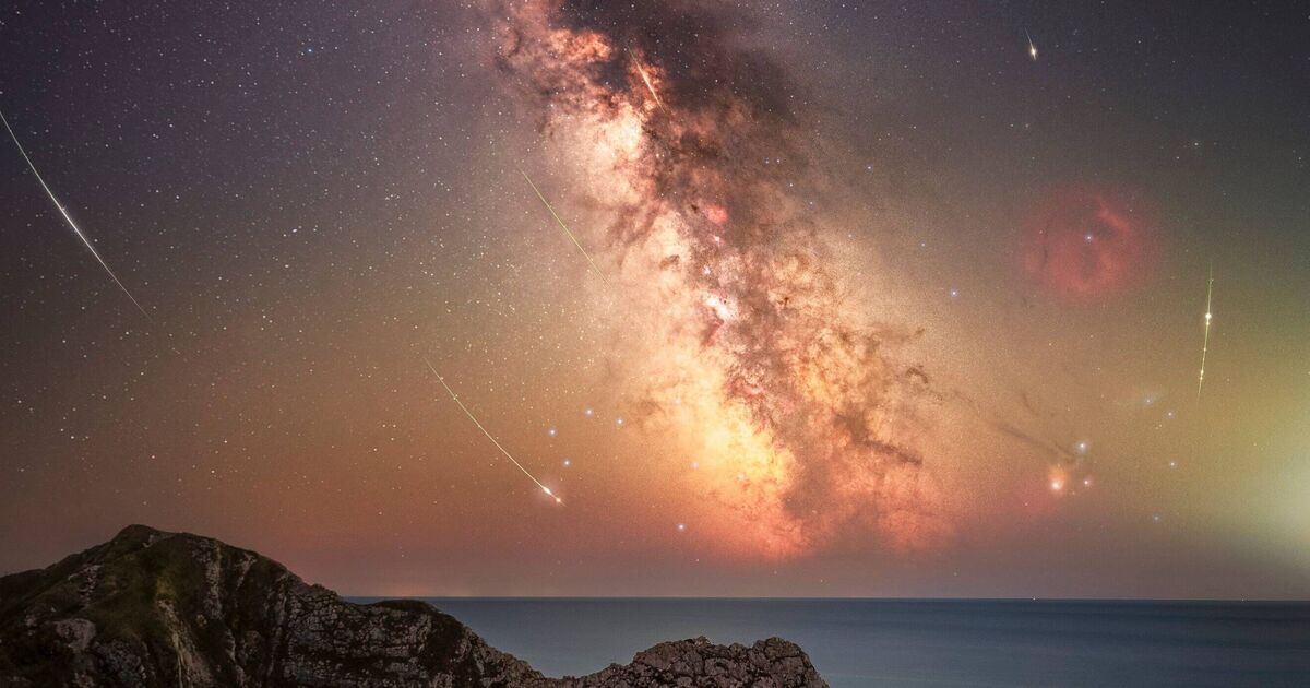 Incredibile immagine dello sciame meteorico delle Perseidi catturata da un fotografo del Dorset