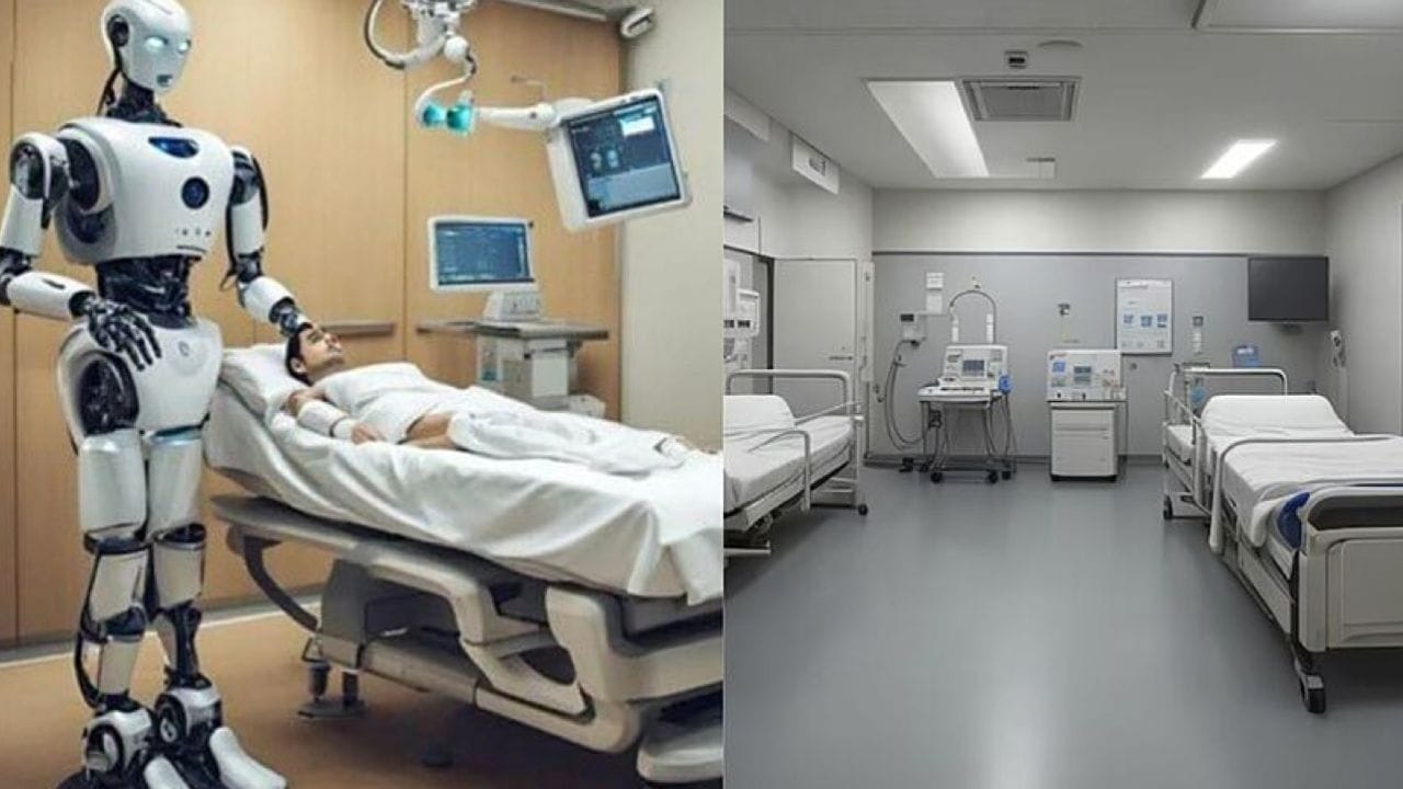 China inaugura o primeiro hospital do mundo operado inteiramente por 14 robôs médicos.