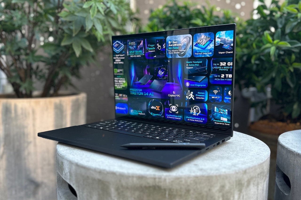 L'ordinateur portable de jeu incroyablement léger d'Acer est doté d'un pavé tactile surprenant