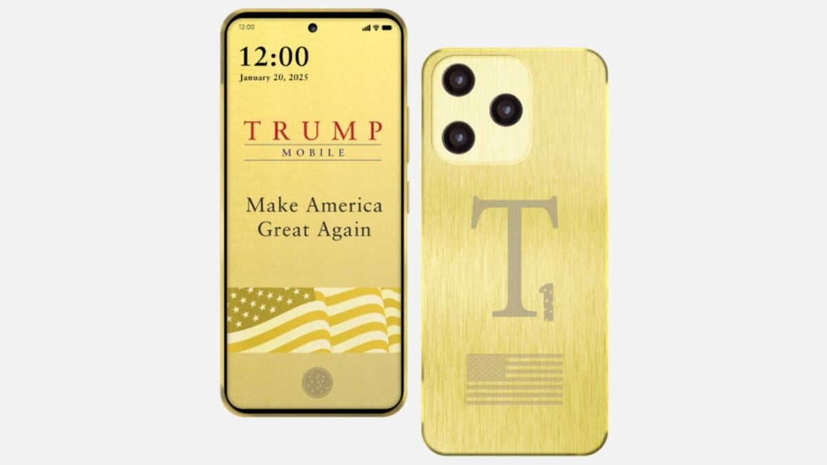 Trumps neue Geldmacherei ist ein goldenes iPhone-Imitat, das schlimmer ist als jedes Billig-Android