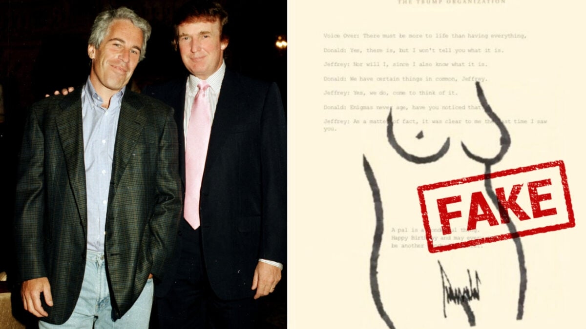 Fake Trump-Epstein Letters Spread Online After Bombshell Report