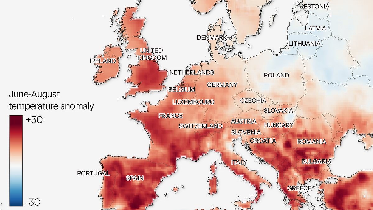 Terrifying study reveals exactly how many people DIED in Europe thanks to climate change this summer - including more than 1,000 in the UK