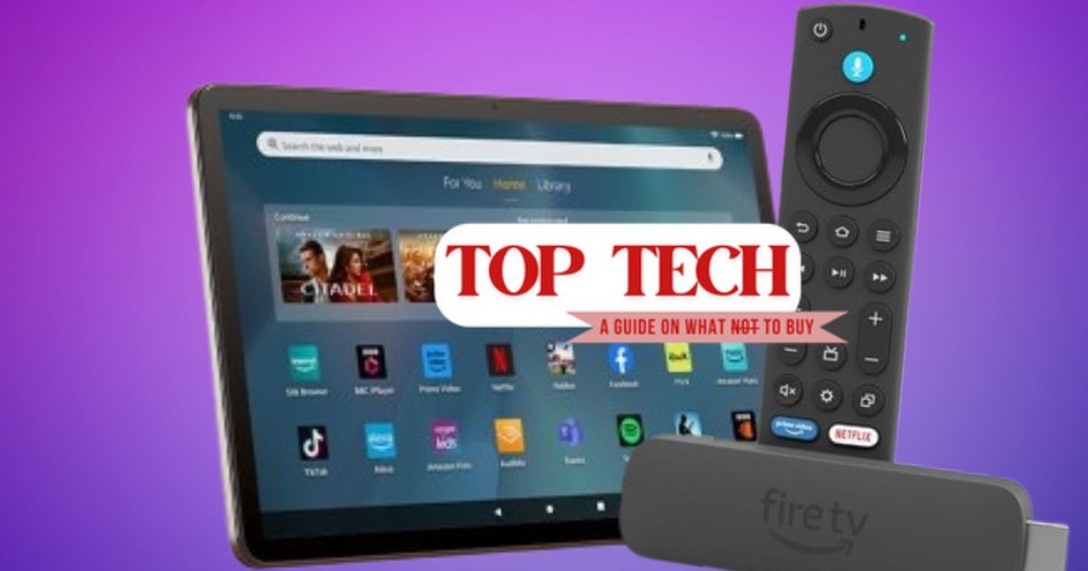 Top Tech: Amazon Fire sale sees TV Sticks and tablets fall up to £70 for limited time