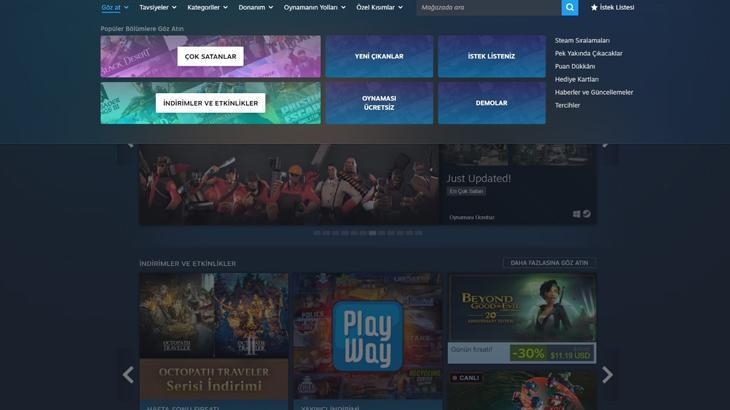 Steam has started testing its new design