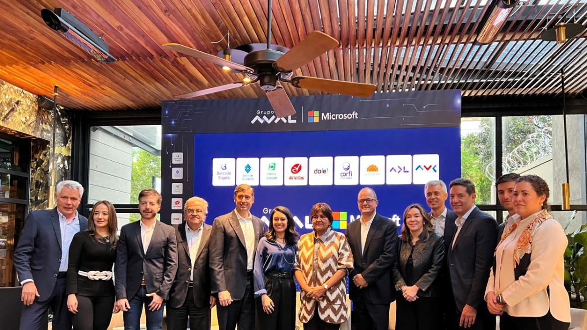 Grupo Aval ve Microsoft, Kolombiya'da Yapay Zeka çözümleri geliştirmek için ortaklık başlattı.