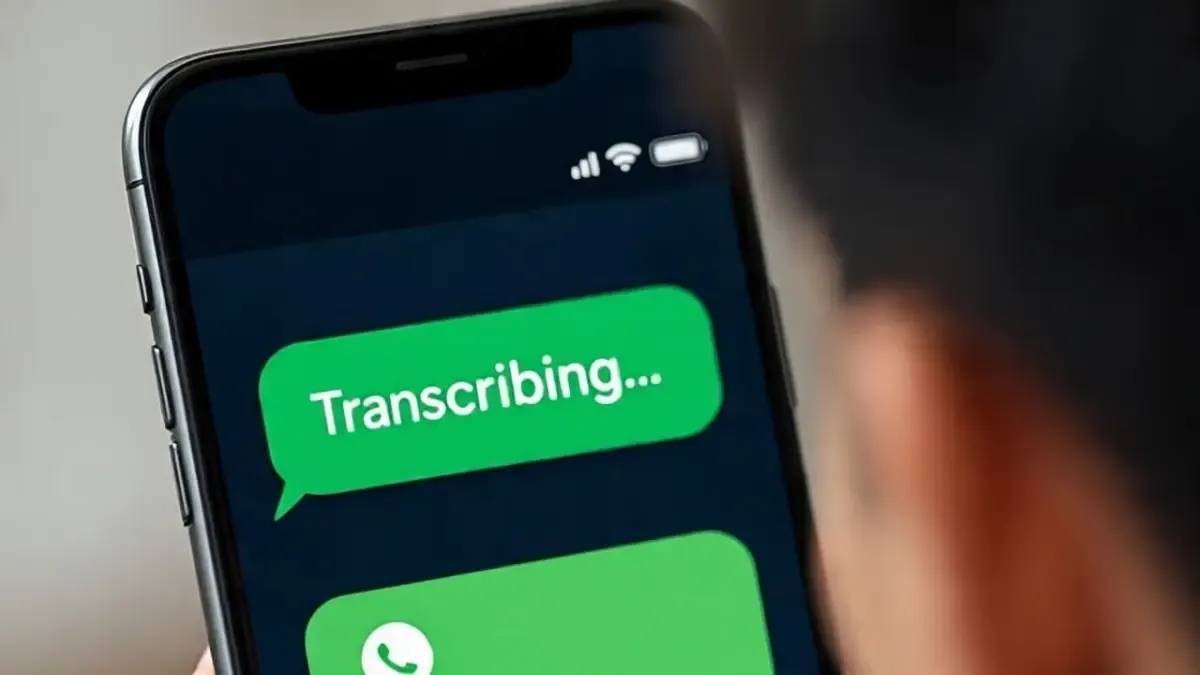 WhatsApp Trick: How to Enable Text Transcription of Messages and Save Time