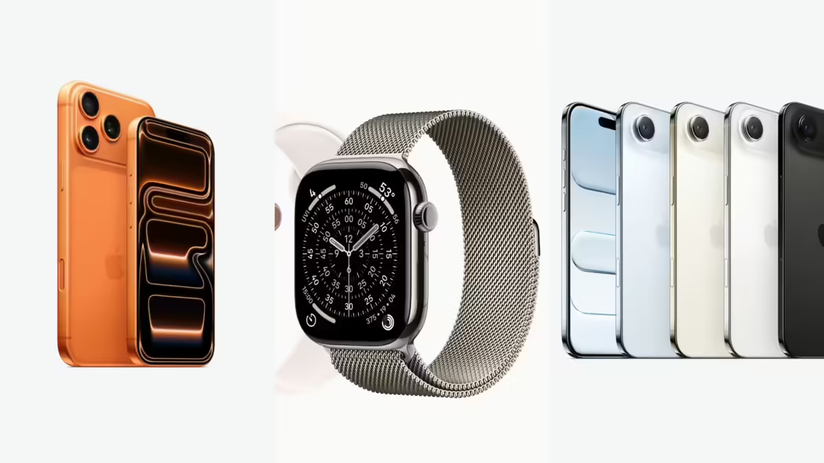Price list for new Apple products: iPhone 17, iPhone 17 Pro, iPhone Air, iPhone 17 Pro Max, Apple Watch Series 11, and more