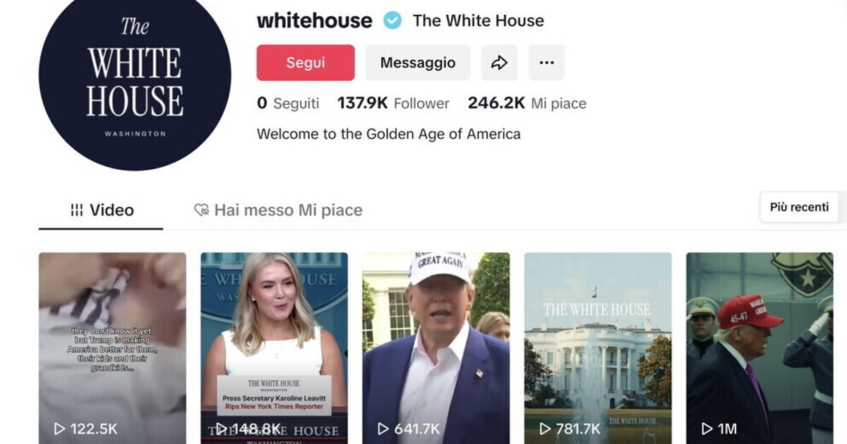 Trump lanceert het TikTok-account van het Witte Huis. Alle verboden van de app worden heroverwogen.
