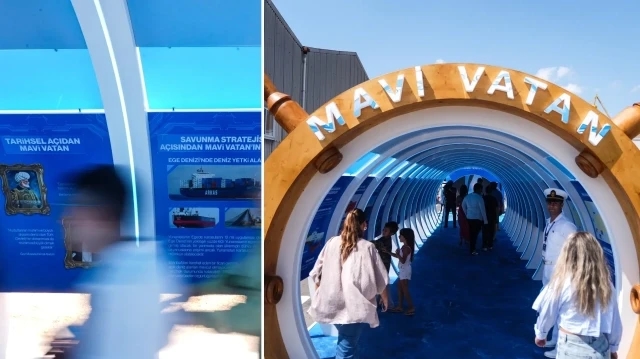 'Túnel do Tempo da Pátria Azul' leva os participantes em uma jornada histórica