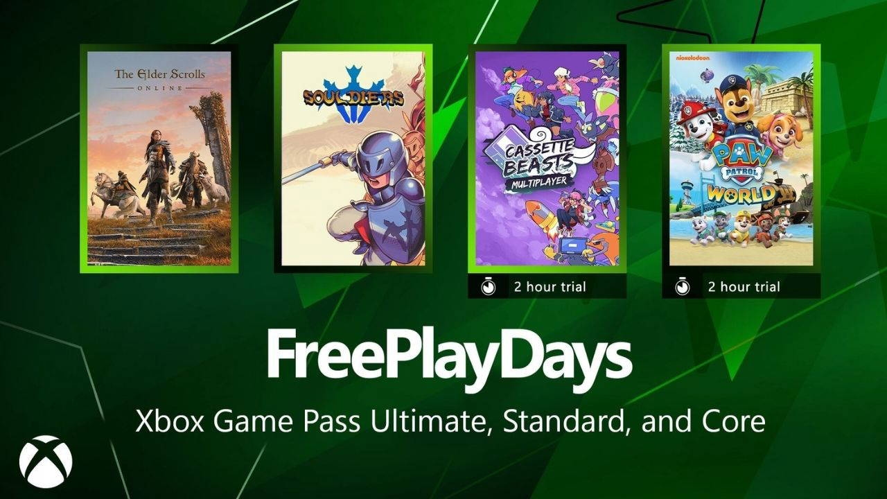 Tijdens de Xbox Free Play Days kun je 4 games voor een beperkte tijd gratis uitproberen.