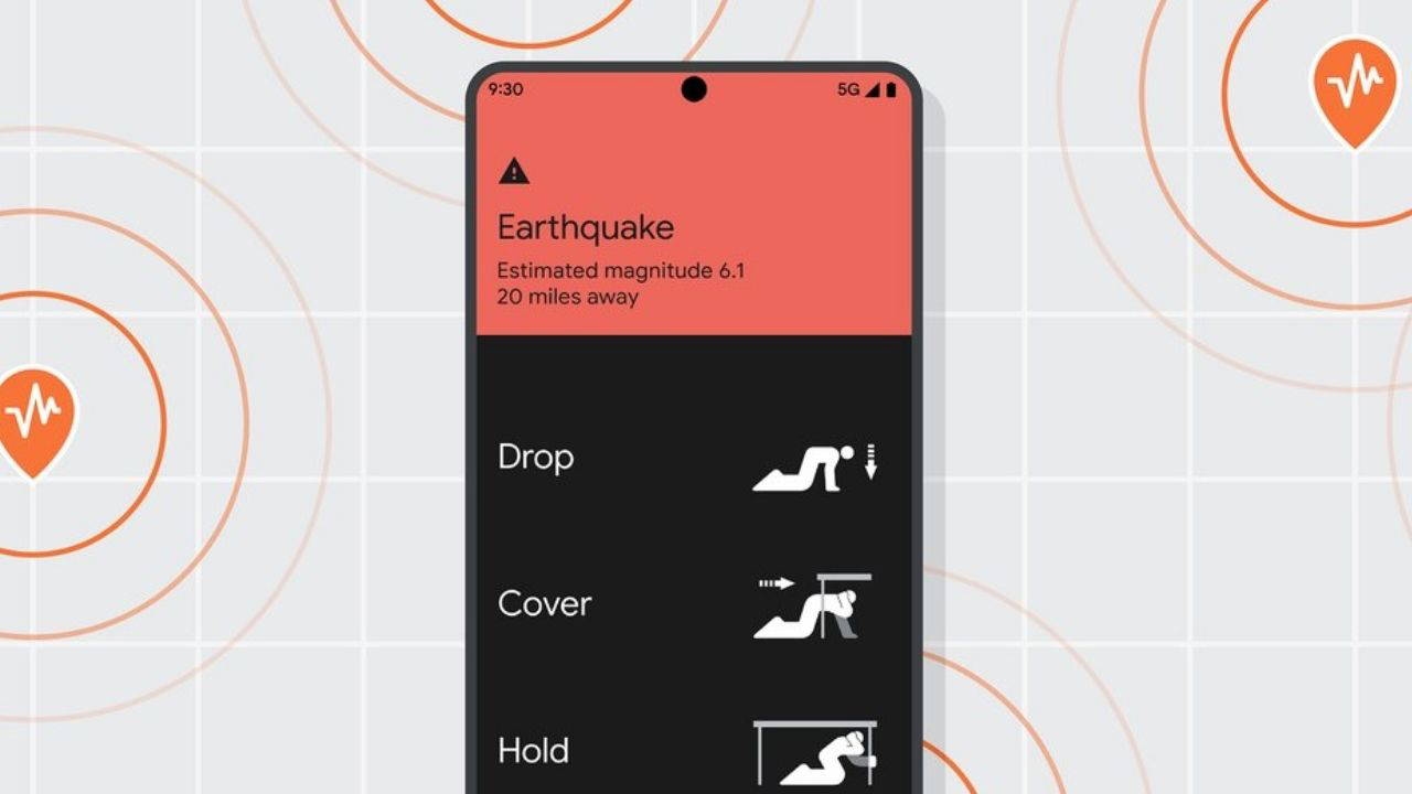 Hoe kunnen Android-telefoons aardbevingen detecteren?