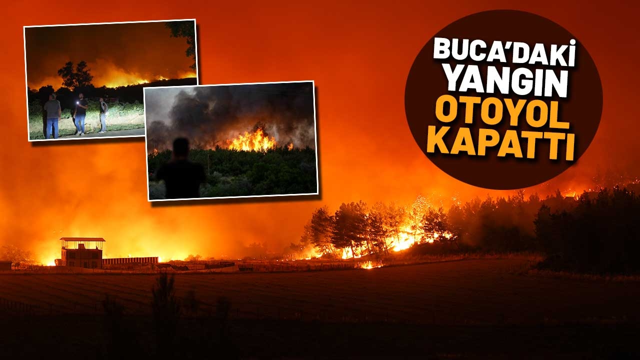 La lutte contre les incendies se poursuit à Izmir ! Les flammes progressent vers une zone résidentielle.