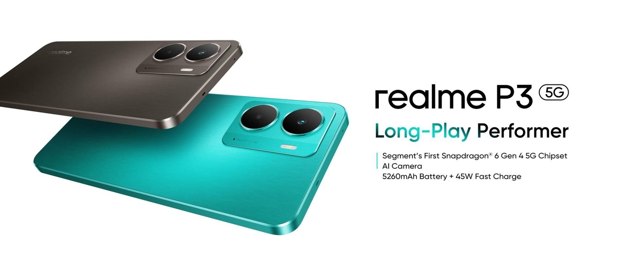 realme P3: Gençlere yönelik akıllı telefon İtalya'ya geliyor
