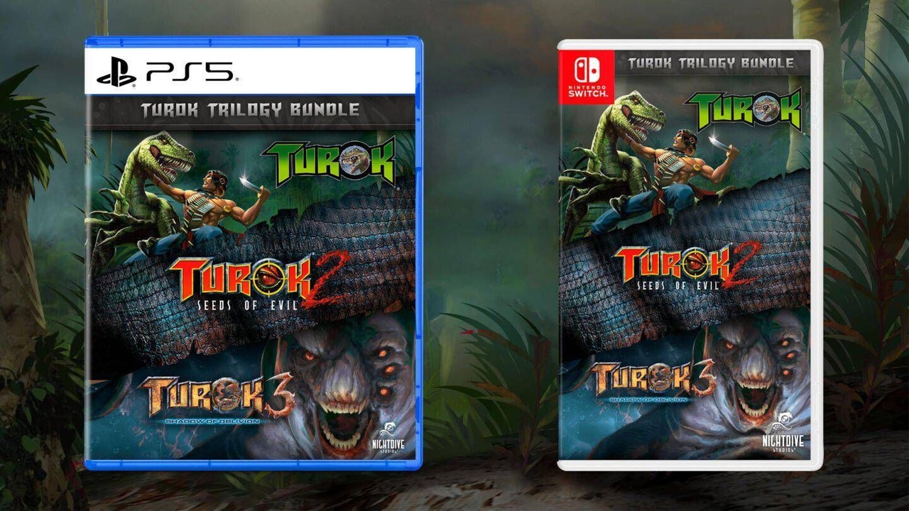 Turok Trilogy, Remastered Physical Edition for PS5 and Switch