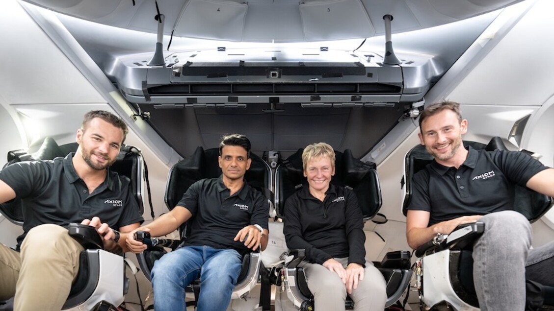 Private Ax-4-Mission aufgrund von Problemen mit der SpaceX-Kapsel verschoben