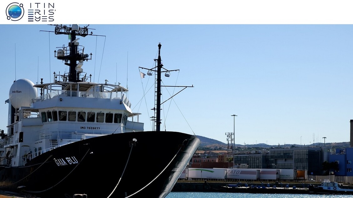 The Gaia Blu ship studies climate stress in the Mediterranean