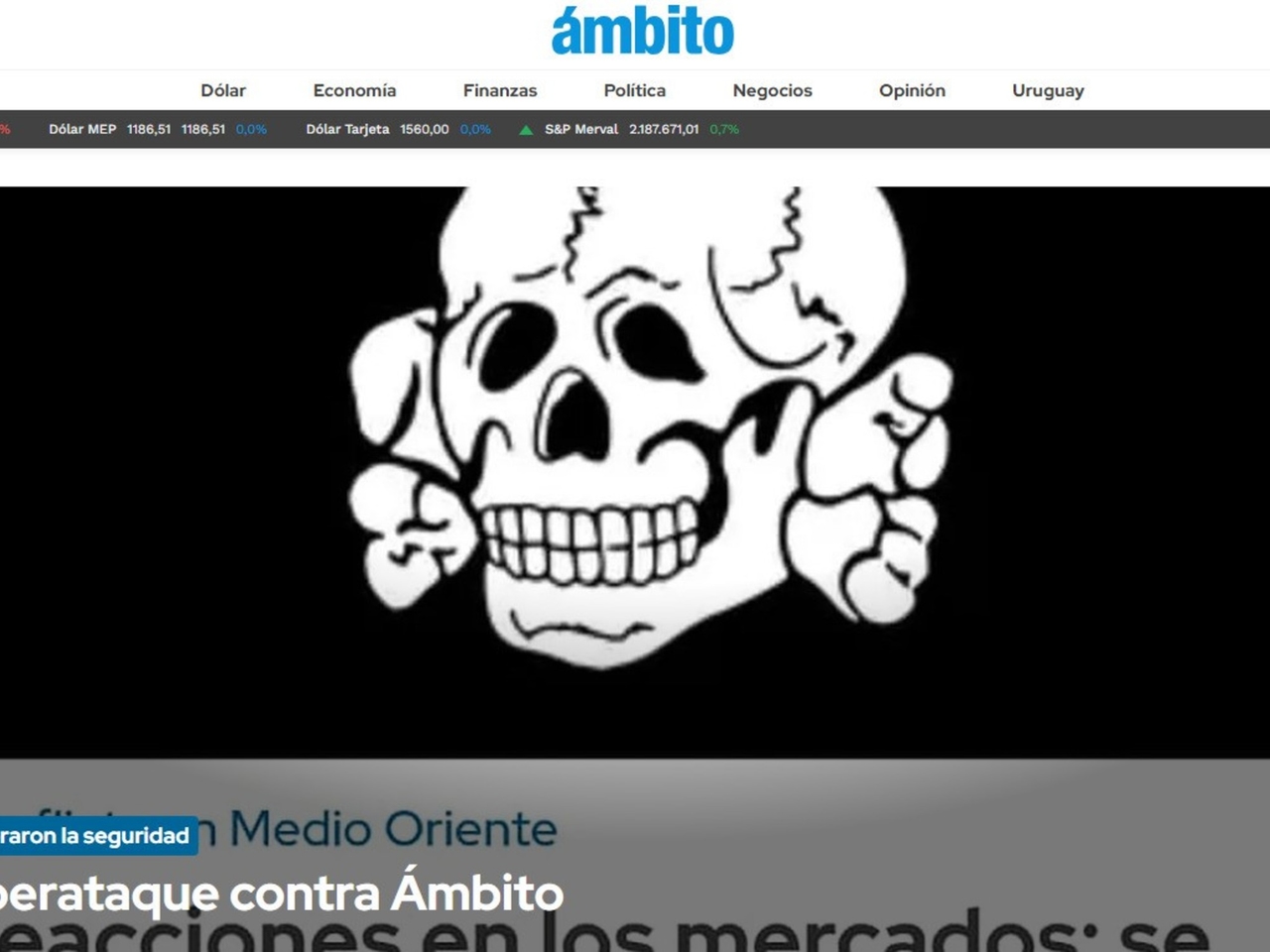How Ámbito was hacked: What is defacement and everything we know about the attack
