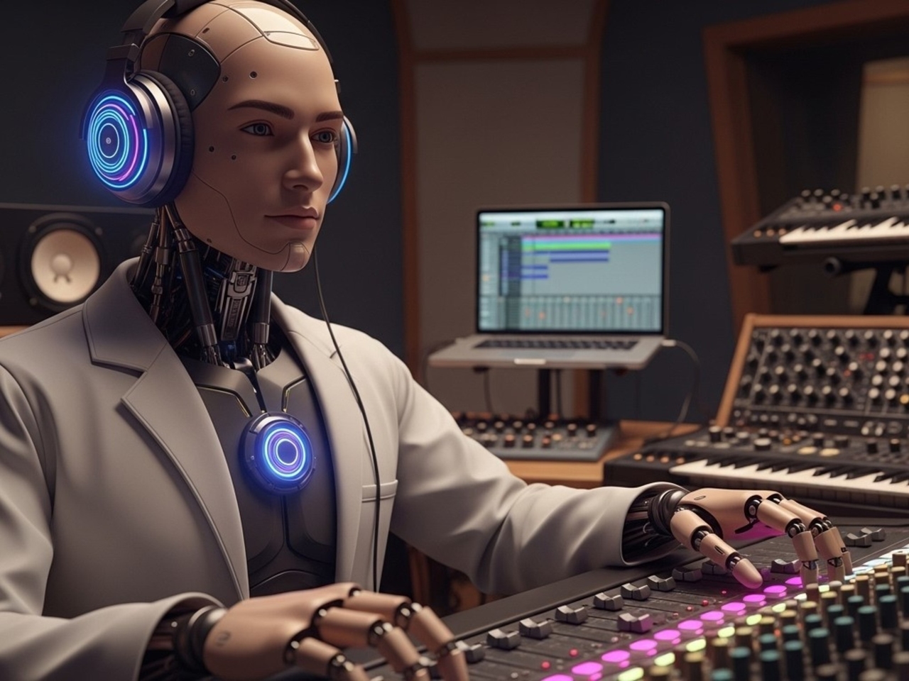 Inteligência artificial conquista Spotify com sucessos virais e desencadeia crise na indústria musical.