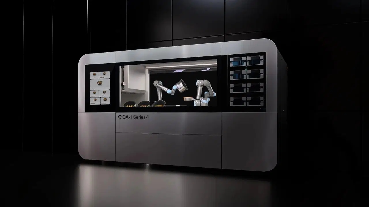 Robotic kitchens with artificial intelligence; Cook 120 meals per hour