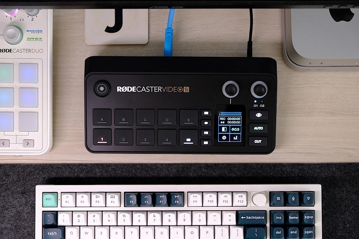 Reseña de Rodecaster Video S: Producción de vídeo compacta y completa
